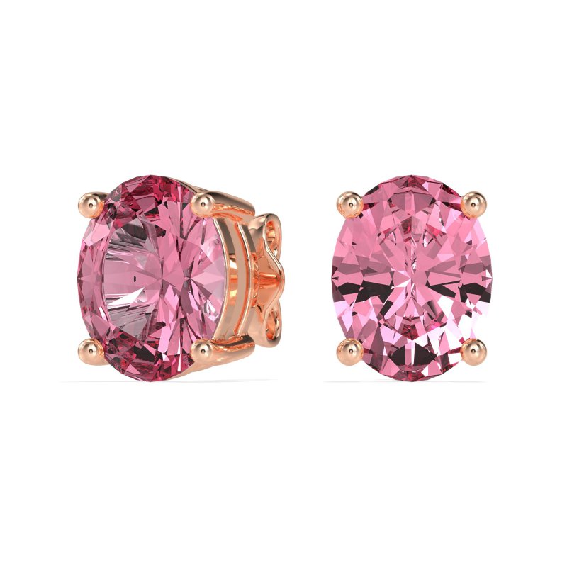 Classic Four Prong Oval Studs