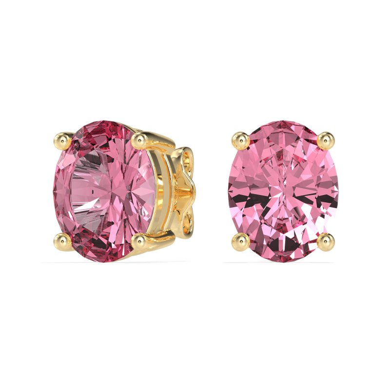 Classic Four Prong Oval Studs