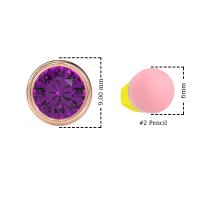 Classic Round Bezel-Set Studs