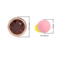 Classic Round Bezel-Set Studs