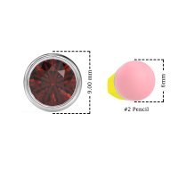 Classic Round Bezel-Set Studs