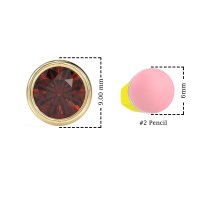 Classic Round Bezel-Set Studs