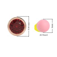 Classic Round Bezel-Set Studs