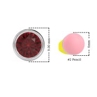 Classic Round Bezel-Set Studs