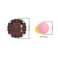 Cushion Prong-Set Halo Studs