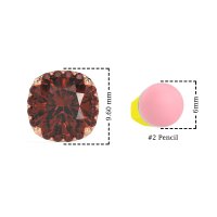 Cushion Prong-Set Halo Studs