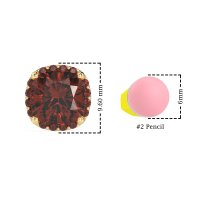 Cushion Prong-Set Halo Studs