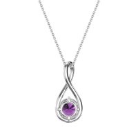 Infinity Solitaire Necklace