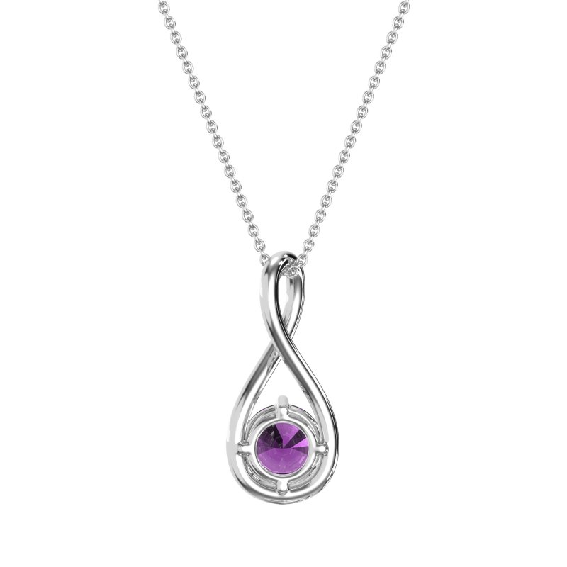 Infinity Solitaire Necklace