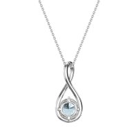 Infinity Solitaire Necklace
