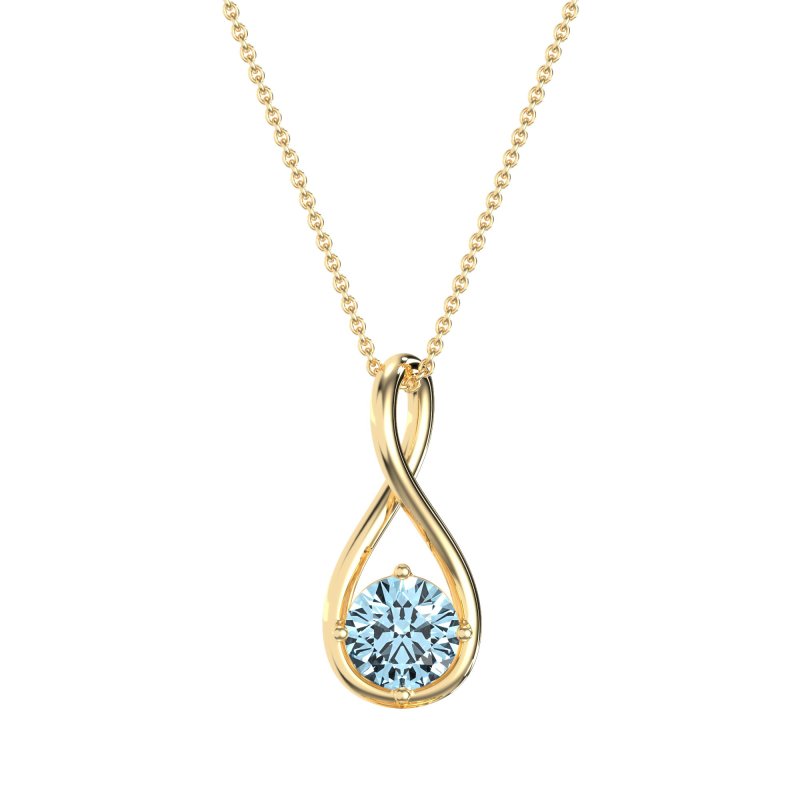 Infinity Solitaire Necklace