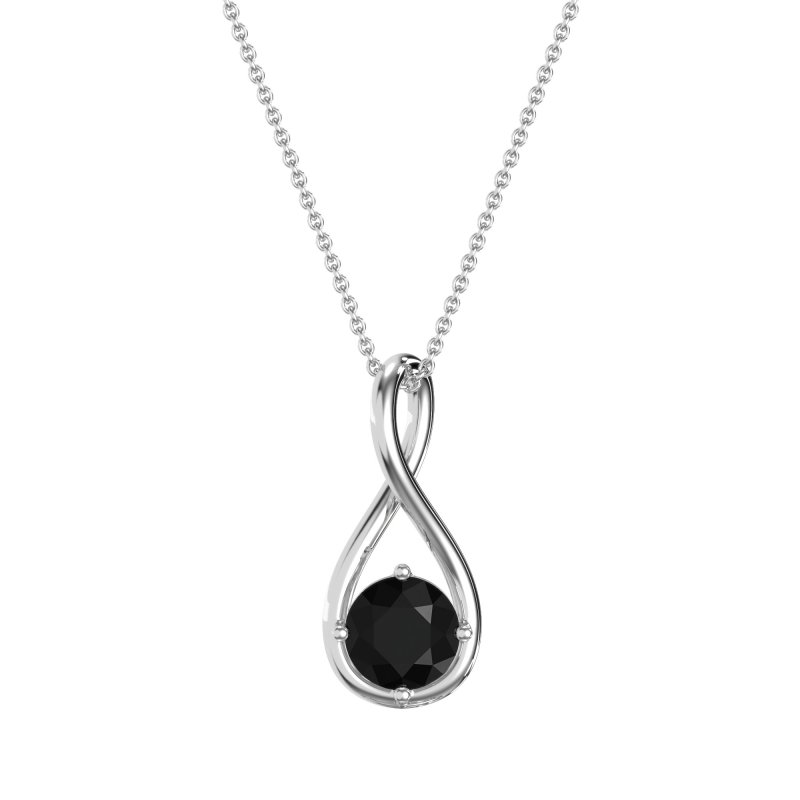 Infinity Solitaire Necklace