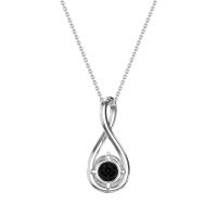 Infinity Solitaire Necklace