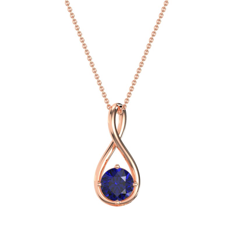 Infinity Solitaire Necklace