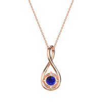Infinity Solitaire Necklace