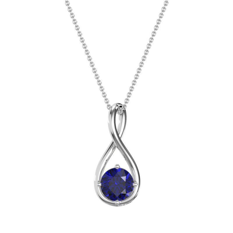 Infinity Solitaire Necklace