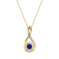 Infinity Solitaire Necklace