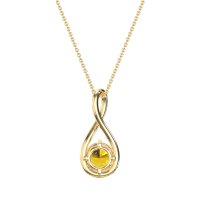 Infinity Solitaire Necklace