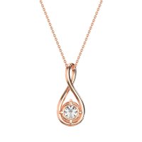 Infinity Solitaire Necklace