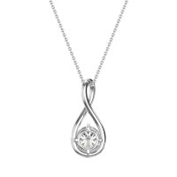Infinity Solitaire Necklace