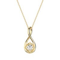 Infinity Solitaire Necklace