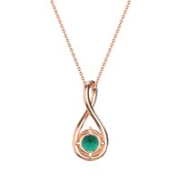 Infinity Solitaire Necklace