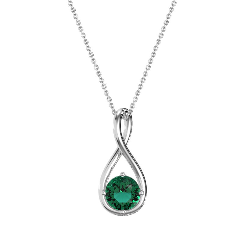 Infinity Solitaire Necklace