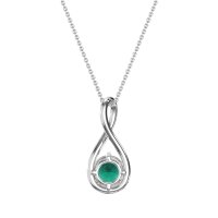 Infinity Solitaire Necklace