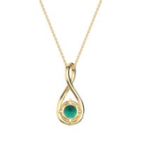 Infinity Solitaire Necklace