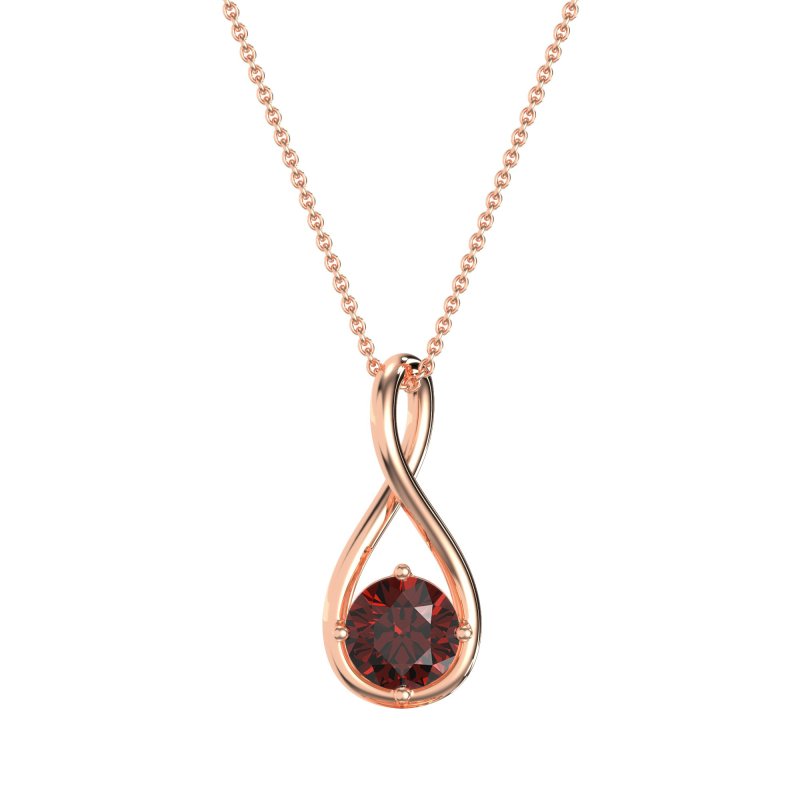 Infinity Solitaire Necklace