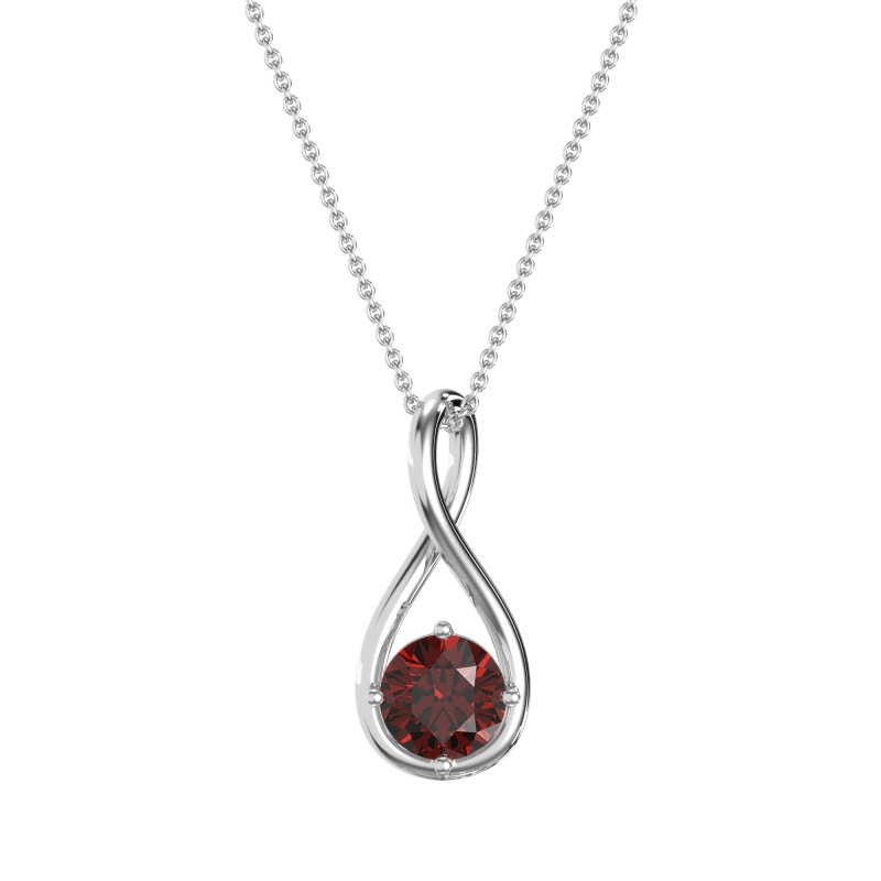 Infinity Solitaire Necklace