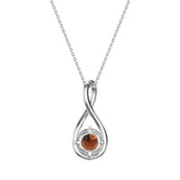 Infinity Solitaire Necklace