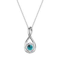 Infinity Solitaire Necklace