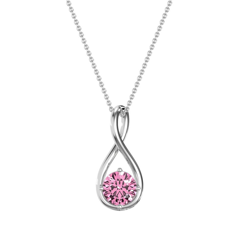 Infinity Solitaire Necklace