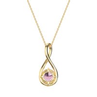 Infinity Solitaire Necklace