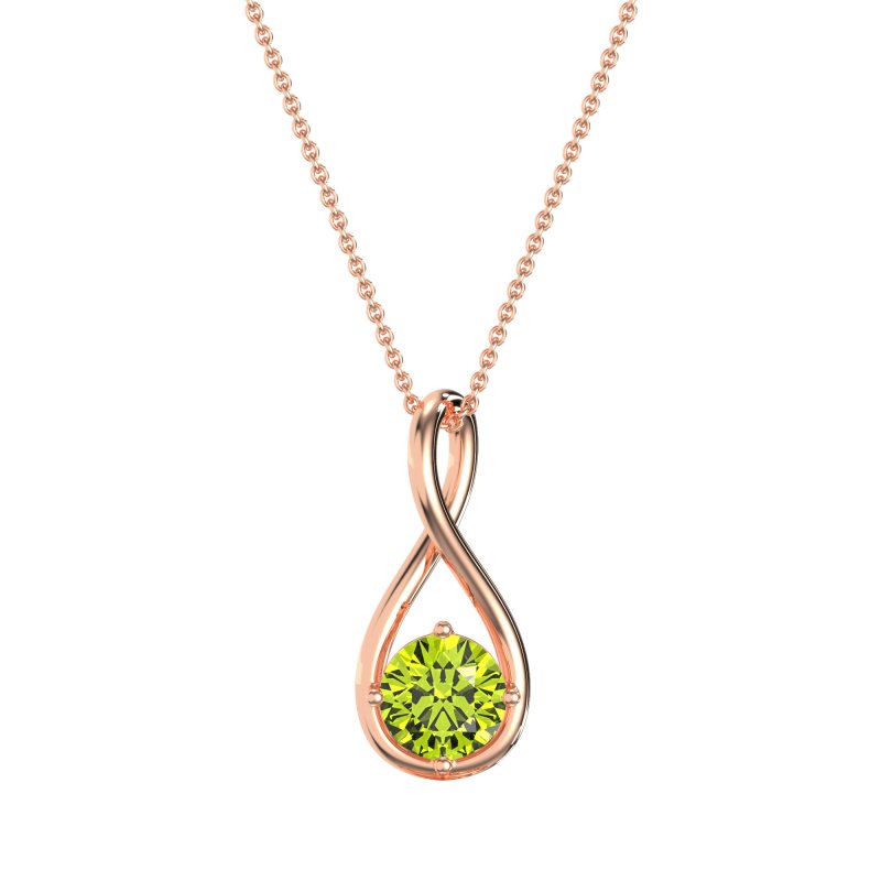 Infinity Solitaire Necklace