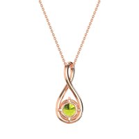 Infinity Solitaire Necklace