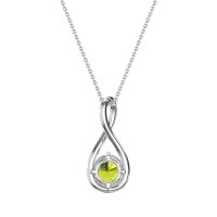 Infinity Solitaire Necklace