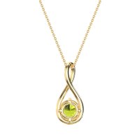 Infinity Solitaire Necklace