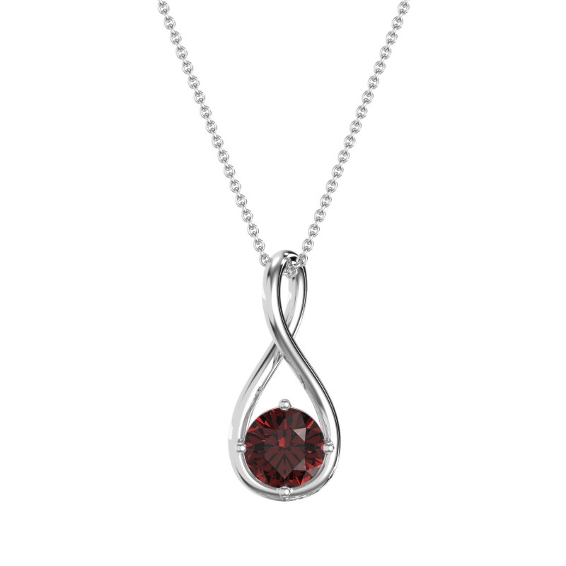 Infinity Solitaire Necklace