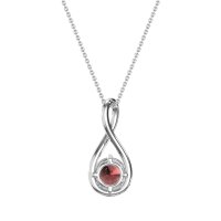 Infinity Solitaire Necklace