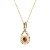 Infinity Solitaire Necklace