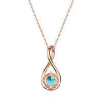 Infinity Solitaire Necklace