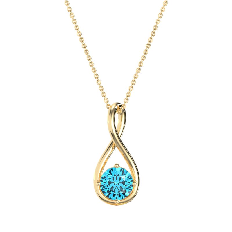 Infinity Solitaire Necklace