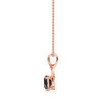 Infinity Halo Solitaire Necklace