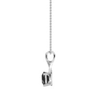 Infinity Halo Solitaire Necklace
