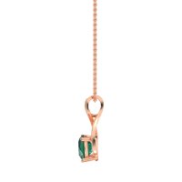 Infinity Halo Solitaire Necklace
