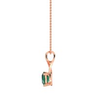 Infinity Halo Solitaire Necklace