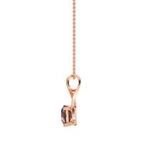 Infinity Halo Solitaire Necklace