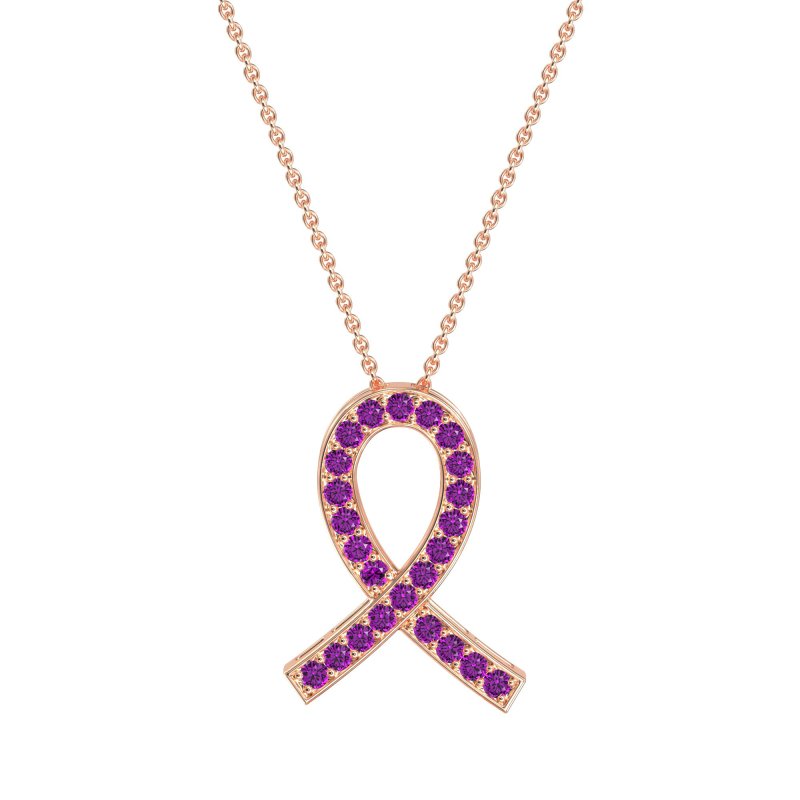 Awareness Ribbon Necklace